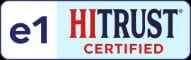 E1 HiTrust Certified logo